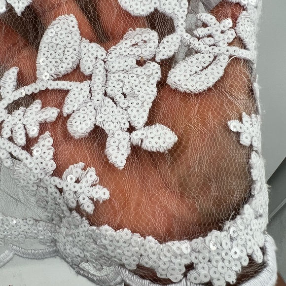 Dress the population brown sequin halter dress S - Picture 7 of 11